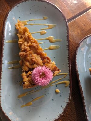 Apple pie - great! at Pink in Warsaw