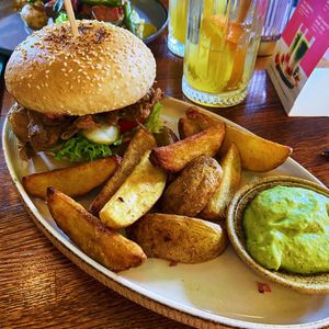 Beef burgerrs  at Pink in Warsaw