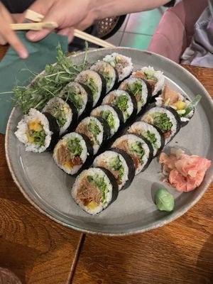 Sushi  at Pink in Warsaw