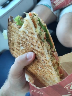 Vegano toast at Toasthouse in Naples