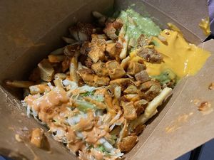 Loaded Fries at Never Caged in Los Angeles