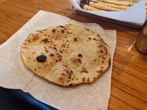 Tandoori roti naan at Apna Indian Kitchen in Santa Barbara