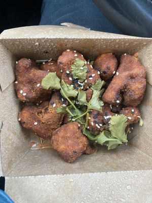 The ideal Buffalo cauliflower 🤤 at Native Foods in Tigard
