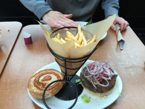 Build Your Own Burger and Fries  at Native Foods in Tigard