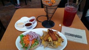 Oklahoma bacon cheeseburger at Native Foods in Tigard