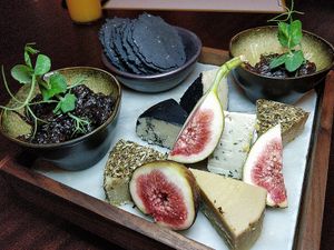 cheese platter at Cultivate Cafe in Central Singapore