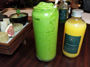 drinks at Cultivate Cafe in Central Singapore