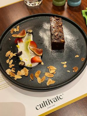 Brownie   at Cultivate Cafe in Central Singapore