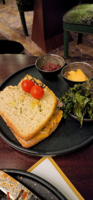 A very sad pumpkin sandwich at Cultivate Cafe in Central Singapore