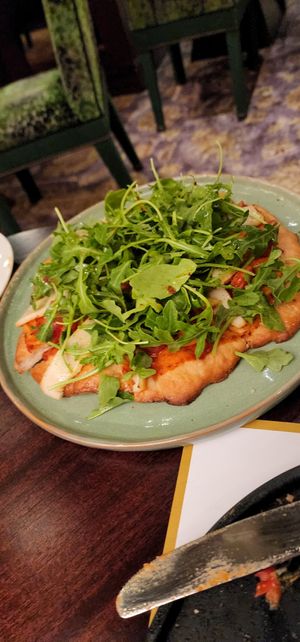 Tasteless pizzette at Cultivate Cafe in Central Singapore