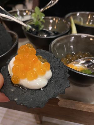 Made out of seaweed.  So innovative and delicious   at Cultivate Cafe in Central Singapore