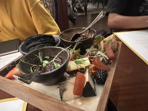 Vegan cheese platter 👍  at Cultivate Cafe in Central Singapore