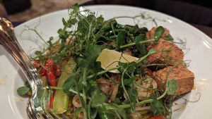 Pad Thai was excellent at Cultivate Cafe in Central Singapore