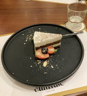 Tiramisu cake  at Cultivate Cafe in Central Singapore