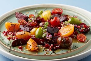 Heirloom Tomato & Herb Salad at Cultivate Cafe in Central Singapore