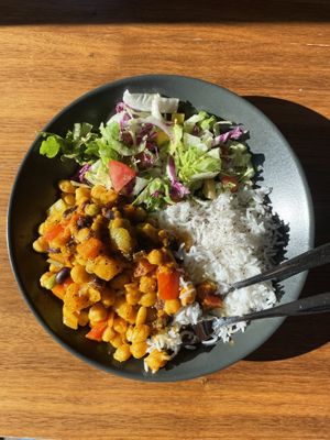 Vegan stew  at Furukroa in Flaam