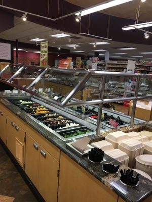 Salad bar at Concord Food Co-op in Concord