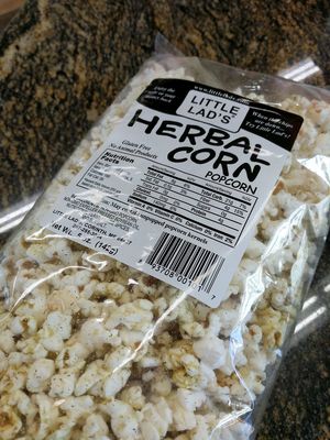 Local herbed popcorn at Concord Food Co-op in Concord