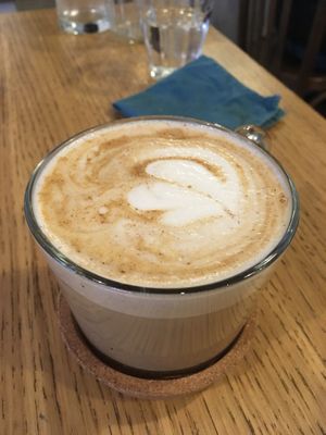 Dirty chai at Ubuntu - Cantine Zéro Déchet in Lyon
