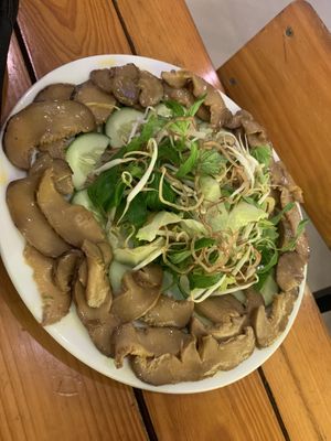 Ginger mushrooms   at Tinh Quan in Hue