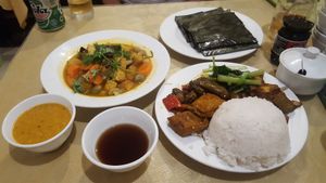 Our amazing dinner! at Tinh Quan in Hue