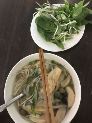 “Pho” vegan at Tinh Quan in Hue