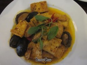 Tofu & Mushrooms at Tinh Quan in Hue