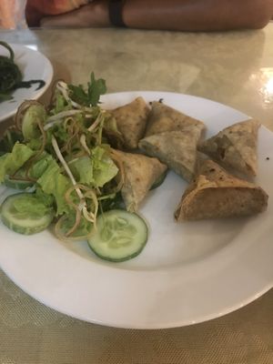 Hue style spring rolls at Tinh Quan in Hue