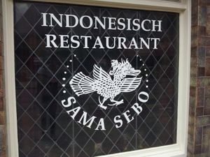 photo 2013 - logo restaurant at Sama Sebo in Amsterdam