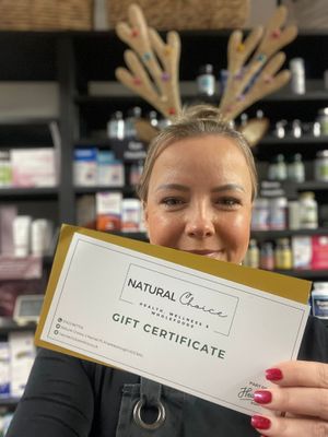 We asked what you wanted and so many said Gift Vouchers, so this festive season, give the gift of health! 🎁 Get a voucher for any amount you want in a lovely gold envelope! ❤ at Natural Choice in Knaresborough