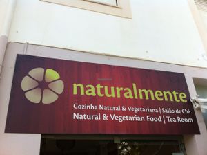 Front of the restaurant (September 2016) at Naturalmente in Loule