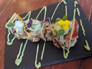 Amritsari soya chaap - Vegan lamb - one of the best things I've ever eaten. You have to try this! at Késarum in Southampton