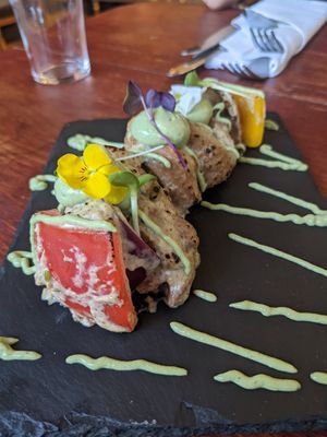 Vegan lamb at Késarum in Southampton