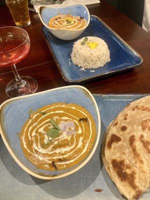 Butter chicken  at Késarum in Southampton