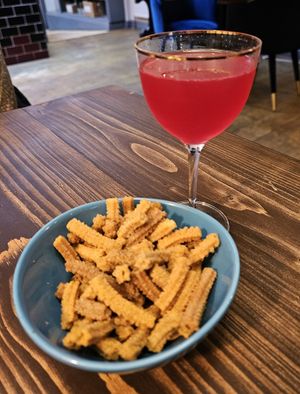 Bac'n Chakradhara and Paanstar martini #Veganuary at Késarum in Southampton