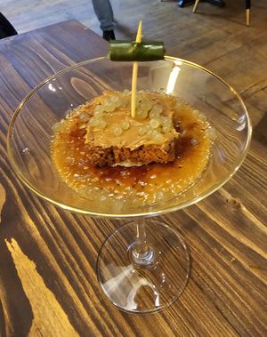 Chai masala creme brulee #Veganuary at Késarum in Southampton