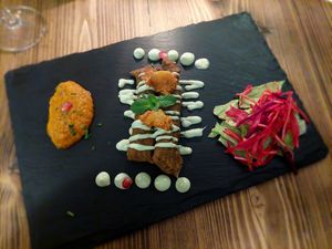 Seekh 'lamb' kebab at Késarum in Southampton