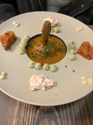 "Lamb shank”  at Késarum in Southampton