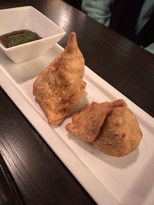 Pav Bhaji Spiced Samosa  at Lehja in Richmond