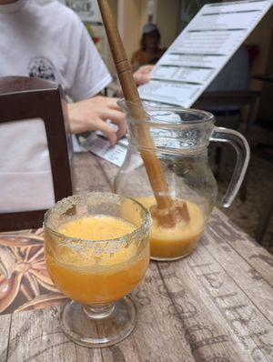 Regional poncha at Black Pearl Snack Bar in Funchal