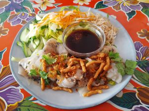 Steamed rice rolls at An Chay in Zurich