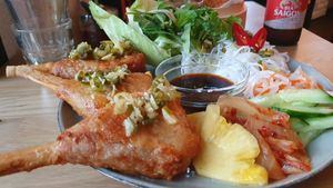 Vegan Chicken Drumsticks at An Chay in Zurich