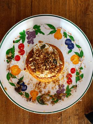 Brownie  #Veganuary at Mariposas in Marseille