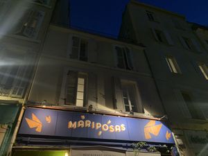 Outside of the place  at Mariposas in Marseille