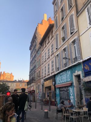 View from restaurant  at Mariposas in Marseille