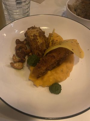 Entrée butternut   at Mariposas in Marseille