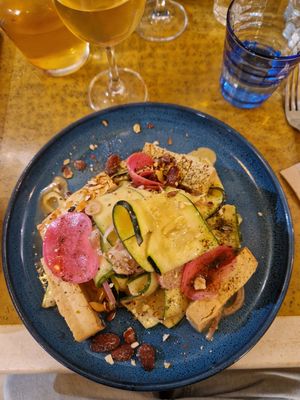 Tofu at Mariposas in Marseille