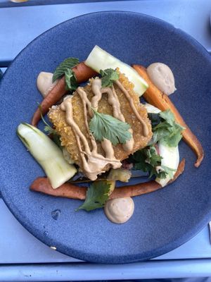 Tofu mariné au miso   at Mariposas in Marseille