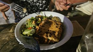 Moussaka at Mariposas in Marseille