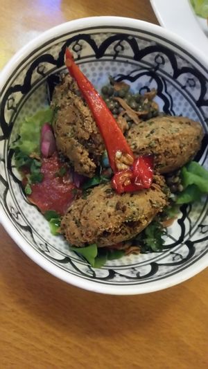 "Panisse comme un falafel" at Mariposas in Marseille